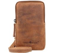 Greenburry Vintage Pochette pour téléphone portable Cuir véritable 11 cm brun