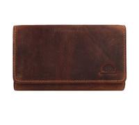Greenburry Vintage Porte-monnaie Cuir 17 cm brun