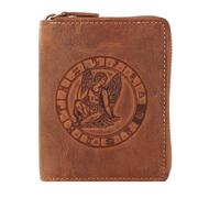 Greenburry Porte-monnaie Vintage Signe du zodiaque en cuir 10 cm brun