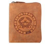 Greenburry Vintage Porte-monnaie Cuir véritable 12.5 cm brun