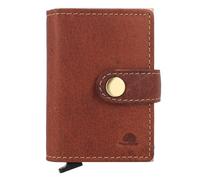 Greenburry Vintage Porte-monnaie Protection RFID Cuir 10 cm brun