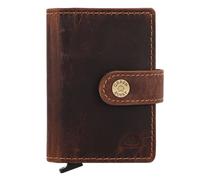 Greenburry Vintage Porte-monnaie Protection RFID Cuir 7.5 cm brun