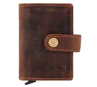 Greenburry Vintage Porte-monnaie Protection RFID Cuir 7.5 cm brun