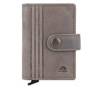 Greenburry Vintage Porte-monnaie Protection RFID Cuir 7.5 cm gris