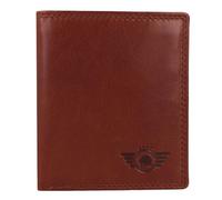 Greenburry Vintage Porte-monnaie Protection RFID Cuir véritable 9.5 cm brun