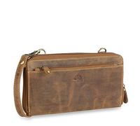 Greenburry Vintage Portefeuille d'embrayage Protection RFID Cuir 20 cm