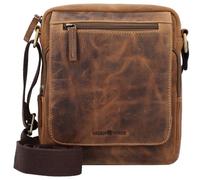 Greenburry Vintage Sac à bandoulière Cuir 20 cm brown (1554-25)