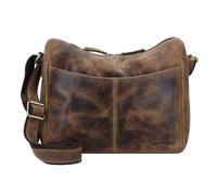 Greenburry Vintage Sac à bandoulière Cuir 30 cm brun