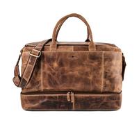 Greenburry Vintage Sac de voyage Weekender Cuir 51 cm brun