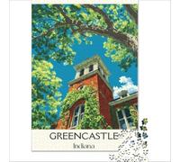 Greencastle Indiana Puzzles 1000 pièces | Décoration parfaite un défi éducatif pour améliorer l'amour entre les couples 38x26cm
