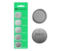 Greencell CR2032 Lot de 5 Piles Bouton au Lithium 3 V 220 mAh - Longue durée de Vie, fiabilité et sécurité - Idéal pour Les Montres, Les télécommandes et l'électronique