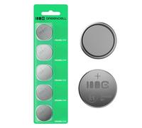Greencell CR2430 Lot de 5 Piles Bouton au Lithium 3 V 290 mAh - Alimentation fiable et Durable pour télécommandes, Montres, balances et électroniques.