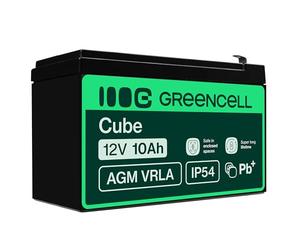 GreenCell Rechargeable Batterie AGM 12V 10Ah accumulateur au Gel Plomb Cycles sans Entretien VRLA Battery étanche UPS | USV | Système UPS | Batterie de Secours | Batterie de résérve