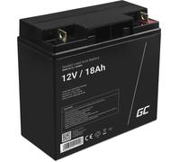 GreenCell® Rechargeable Batterie AGM 12V 18Ah accumulateur au Gel Plomb Cycles sans Entretien VRLA Battery étanche
