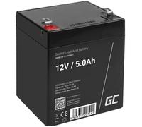 GreenCell® Rechargeable Batterie AGM 12V 5Ah accumulateur au Gel Plomb Cycles sans Entretien VRLA Battery étanche Résistantes