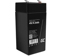 GreenCell® Rechargeable Batterie AGM 4V 4Ah accumulateur au Gel Plomb Cycles sans Entretien VRLA Battery étanche Résistantes