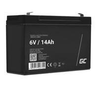GreenCell® Rechargeable Batterie AGM 6V 14Ah accumulateur au Gel Plomb Cycles sans Entretien VRLA Battery étanche Résistantes