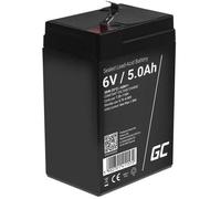 GreenCell® Rechargeable Batterie AGM 6V 5Ah accumulateur au Gel Plomb Cycles sans Entretien VRLA Battery étanche Résistantes