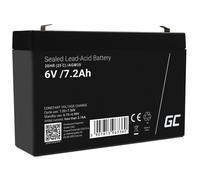 GreenCell® Rechargeable Batterie AGM 6V 7,2Ah accumulateur au Gel Plomb Cycles sans Entretien VRLA Battery étanche Résistantes