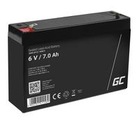 GreenCell® Rechargeable Batterie AGM 6V 7Ah accumulateur au Gel Plomb Cycles sans Entretien VRLA Battery étanche Résistantes
