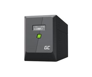 Greencell UPS PowerProof 2000 VA 1400 W avec écran LCD - Onduleur avec Onde sinusoïdale Pure, Protection fiable du Courant, Protection Contre Les surtensions, Alimentation de Secours pour appareils