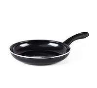 GreenChef Diamond Poêle à frire Antiadhésive en Céramique Saine de 24 cm, Poêle à oeufs, Sans PFAS, Convient à l'induction, Va au four jusqu'à 160˚C, Lavable au lave-vaisselle, Noir