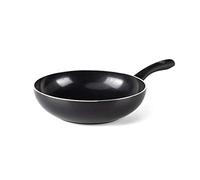 GreenChef Diamond Wok Anti-adhérent en Céramique Saine 28 cm/3.7 Litre, Sans PFAS, Convient à l'induction, Va au four jusqu'à 160˚C, Lave-Vaisselle, Noir