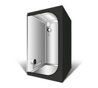 GREENCUBE - Box G-LIGHT Mylar 80x80x180cm - Jardinage intérieur - Structure métallique durable - Résistance à l'humidité et stabilité - Chaussettes réglables, espace spacieux, plateau amovible