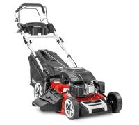 GREENCUT GLM880X - Tondeuse à Gazon à Essence 173cc 7.5hp, Moteur autotracté 4 Temps OHV, Lame 530mm 21" en Acier à Double Tranchant, système de Mulching 4 en 1, Hauteur réglable, Panier 65L