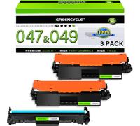 greencycle Cartouches de toner et tambour de rechange compatibles avec Canon CRG047 et unité de tambour CRG049 pour ImageCLASS MF113W LBP113W LBP112 MF112 MF110 LBP110 (2 toners, 1 tambour)