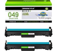 greencycle Kit de tambour de rechange 049 pour imprimante Canon 049 CRG049 pour imprimante ImageCLASS LBP112 LBP113W MF112 MF113W (lot de 2)