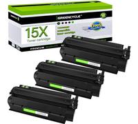 Greencycle Lot de 3 C7115 X 15 X Cartouche de Toner Noir Compatible pour HP Laserjet 1220 1220se imprimante Laser