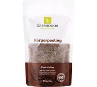 Greendoor cosmétique naturel raffermissant corps café 220g végétalien + caféine extra | Exfoliant anti-âge arabica bio sans microplastique | contre cellulite vergetures