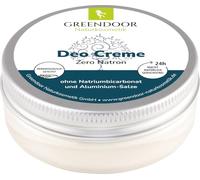 GREENDOOR Déodorant crème zéro bicarbonate de soude végétalien 50 ml, sans bicarbonate de sodium contre les odeurs de transpiration, déodorant à la sauge pour peaux particulièrement sensibles