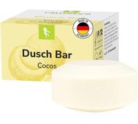 GREENDOOR Dusch Bar Cocos 75 g Gel douche solide et efficace avec extrait de noix de coco bio, doux pour la peau, naturellement sans sulfate d'huile de palme, testé sur les animaux, cosmétique naturel
