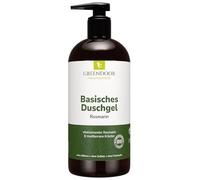 GREENDOOR Gel douche basique au romarin 250 ml, Cosmétique naturel, pour votre peau, sans sulfates/Conservateur/Parabène