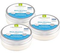 Greendoor Lot de 3 déodorants crème Sans aluminium 50 ml Déodorant naturel