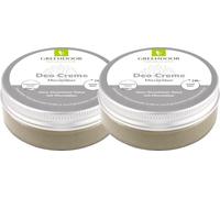 GREENDOOR Lot économique de 2 déodorants crème micro-argentée triple | Végétalien, 100 ml, sans odeur de transpiration, déodorant sans aluminium, alcool, naturellement sans expérimentation sur les