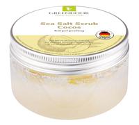 Greendoor Sel de mer Gommage Coco, Sel de mer Corps Peeling sans Plastique, de la Manufacture de Cosmétique naturelle