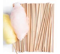 GREENDOSO® 60 Bâtons pour Barbe à Papa - Bâtonnets de 28 cm Aptes au Contact Alimentaire - Conditionnés en France (60 Bâtonnets)