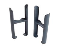 Greened House Pieds autoportants pour radiateur électrique et central 4 colonnes Anthracite