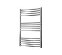 Greened House Sèche-serviettes chauffant droit chromé 500 mm de large x 600 mm de haut