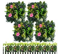 Greenery Wall Panels, Artificial Hedge Screen, Privacy Faux Gear with Smart Style, Utility Aid for Daily Decor, Panel Mate, Wall Aid for Outdoor Indoor Patio Garden Backyard Yard Wedding Party