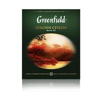 Greenfield Golden Ceylon - Thé Noir de Ceylan Premium - 100 Sachets Individuels