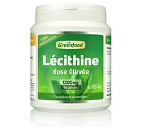 Greenfood Lécithine, 1200 mg, 90 gélules - SANS additifs