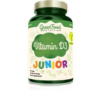 GreenFood Nutrition Junior Vitamin D3 vitamines pour favoriser l’immunité, mais aussi la croissance et le développement optimal des os 45.9 g