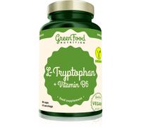 GreenFood Nutrition L-Tryptophan + Vitamin B6 capsules pour favoriser l’équilibre mental 90 g