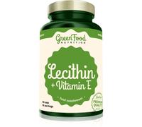 GreenFood Nutrition Lecithin + Vitamin E capsules pour une activité normale du système nerveux 90 cps
