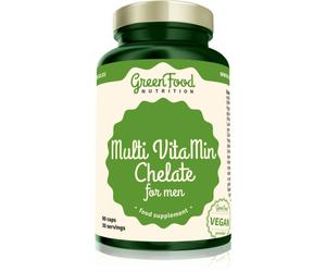 GreenFood Nutrition Multi VitaMin Chelate for Men capsules au complexe multivitaminé 108 g