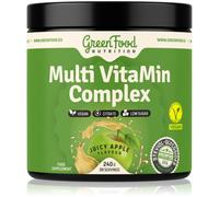 GreenFood Nutrition Multi VitaMin Complex poudre au complexe multivitaminé saveur Juicy Apple 240 g